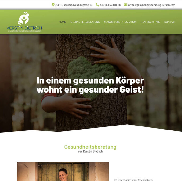 Website Gesundheitsberatung Kerstin Dietrich
