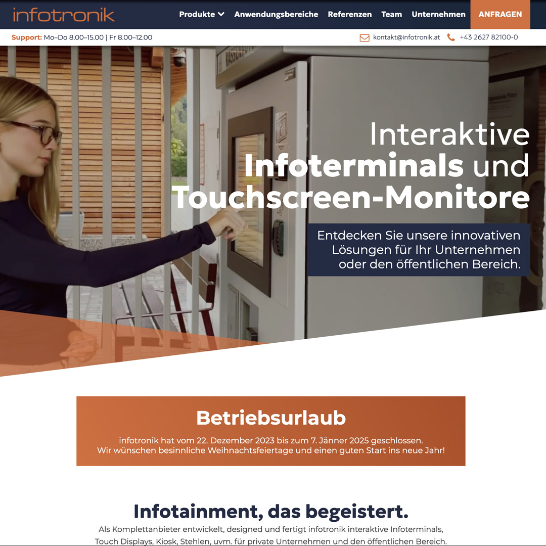 Infotronik Website